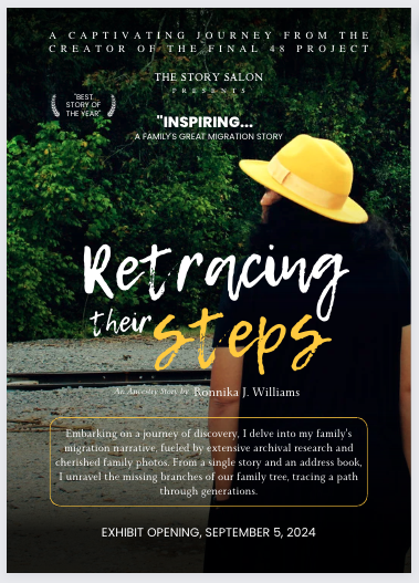 Retracing the Steps exhibit poster